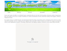 Tablet Screenshot of gllogistic.com.my